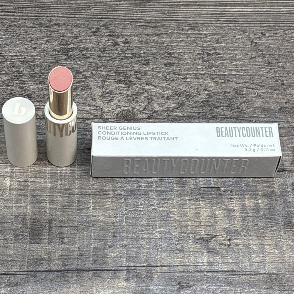 Beautycounter Lipstick Terra Sheer Genius Conditioning Full Sz NEW In Box